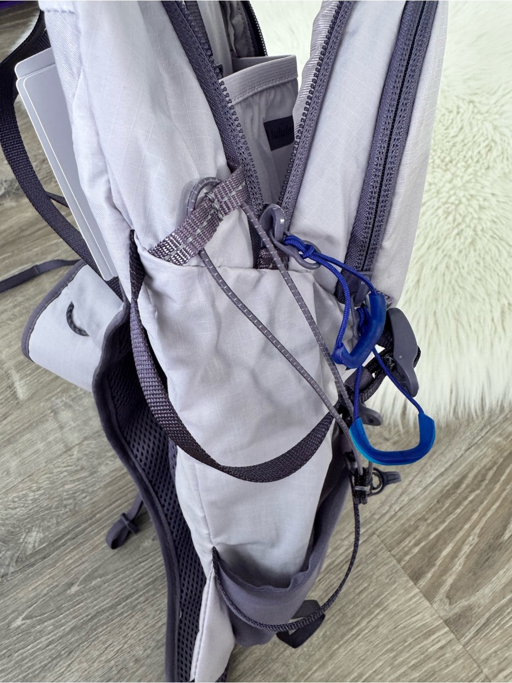 LULULEMON All Sport Backpack 10L Faint Lavender/Grape Mist  *Reflective - Picture 3 of 16